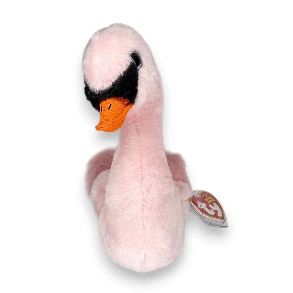 Odette the Swan | Blushing Pink Beauty | Mint Heart Tag TY Beanie Baby